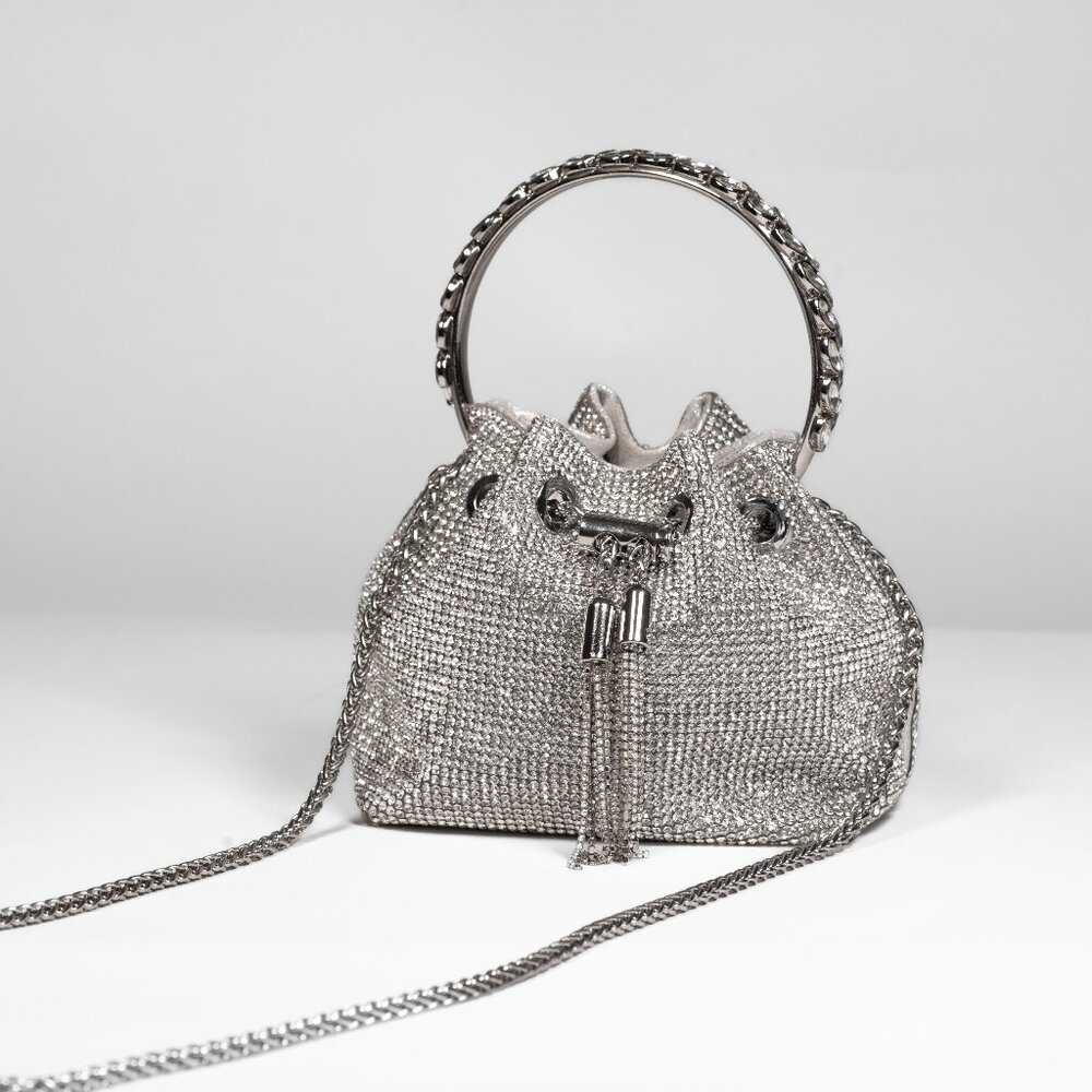 Crystal Bucket Bag